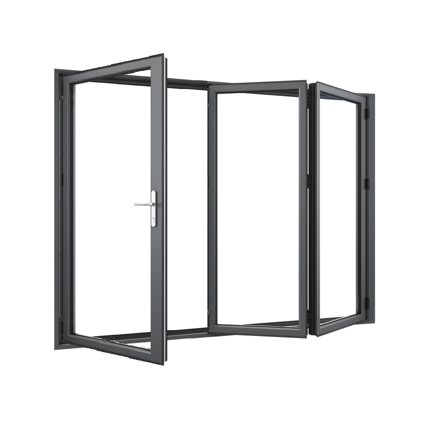 Bifold Doors 2-STACKING RIGHT / 1-LEFT (OPEN OUT) 2400 H x 2150 W