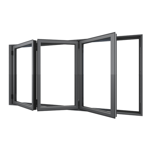 Bifold Window 3-STACKING LEFT (OPEN OUT) 1000 H x 2150 W