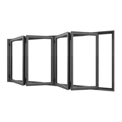 Bifold Window 4-STACKING LEFT (OPEN OUT) 1500 H x 2900 W