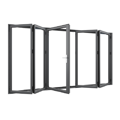 Bifold Doors 2-STACKING RIGHT / 3-LEFT (OPEN OUT) 2400 H x 4510 W