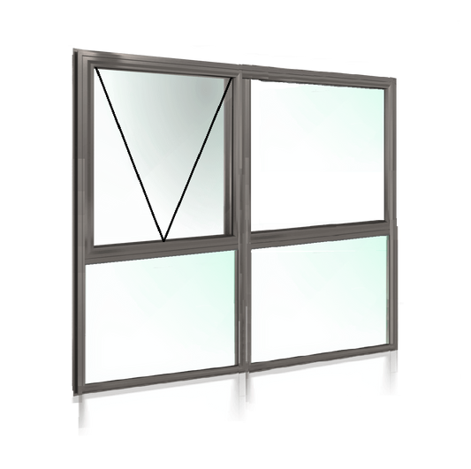 Awning Window XO + Lowlite 1800 H x 2050 W